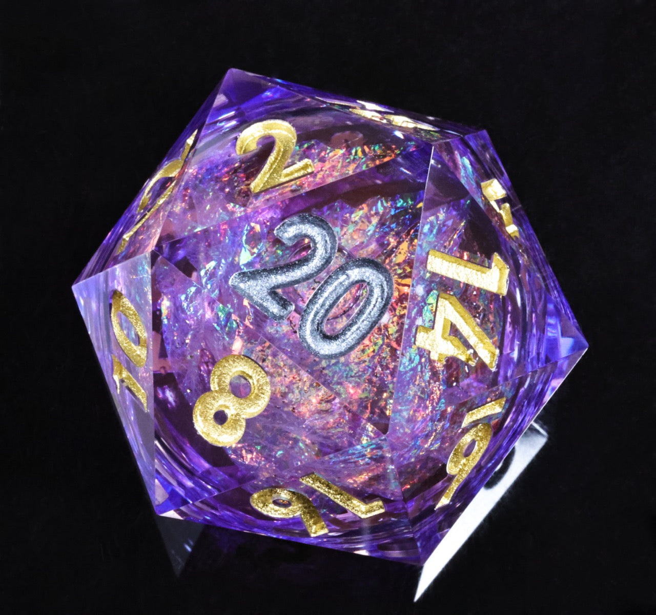 Sharp Edge Dice 50mm-D20 Liquid Core - Purple