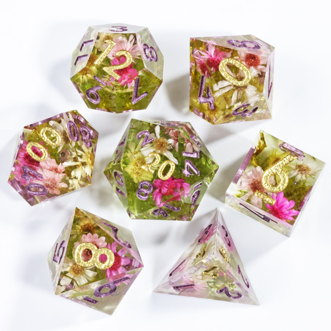 Sharp Edge Dice Infinite Bloom