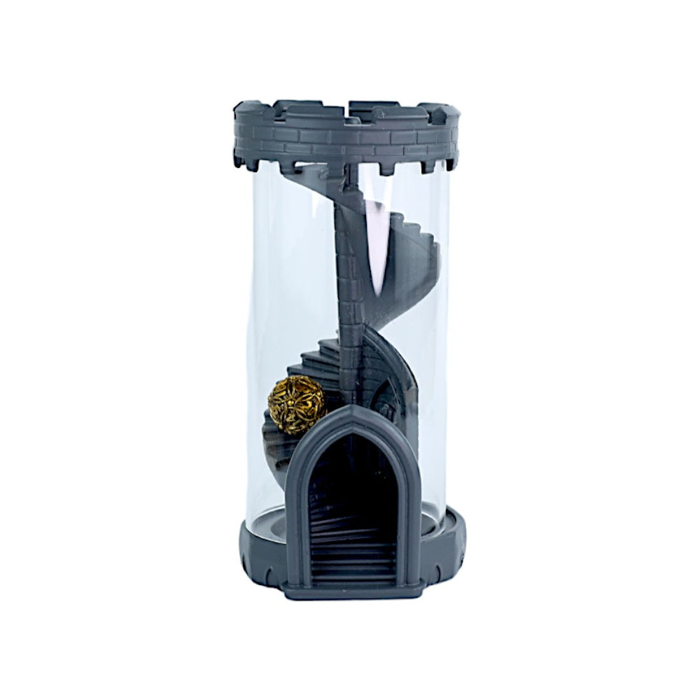 Seethrough Dice Tower - Grey