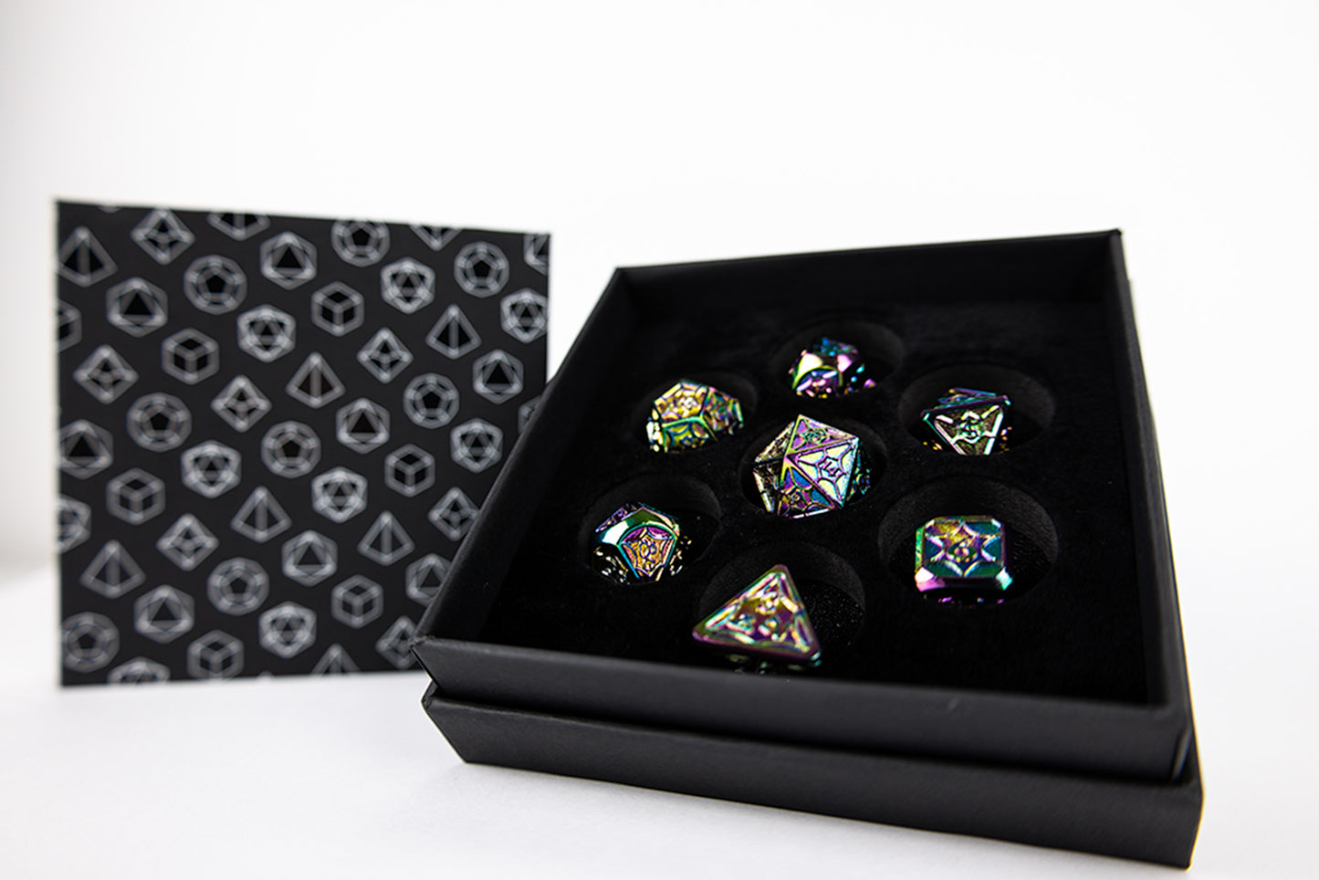 LPG Dice RPG Set Leadlight Dazzle Dark