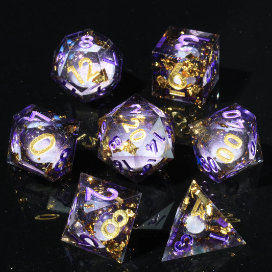 Sharp Edge Dice Liquid Core Lavender