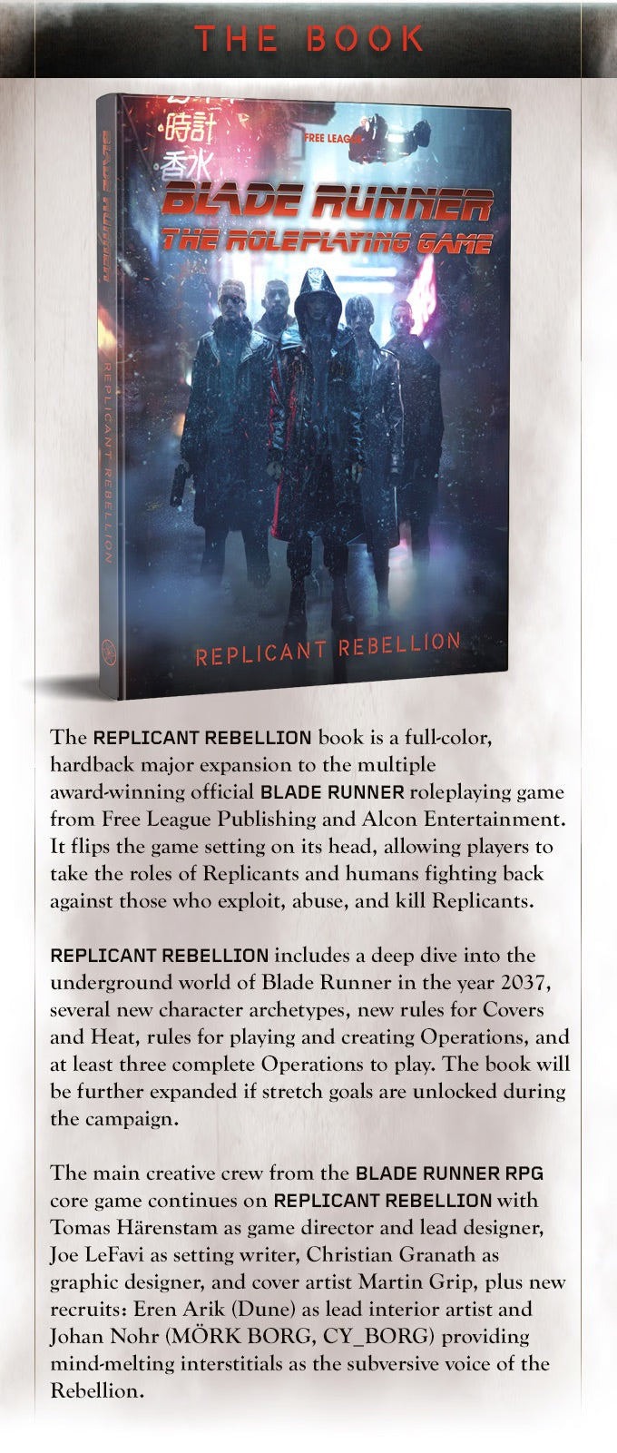 Blade Runner RPG - Rebellion Bundle 2025 Delivery