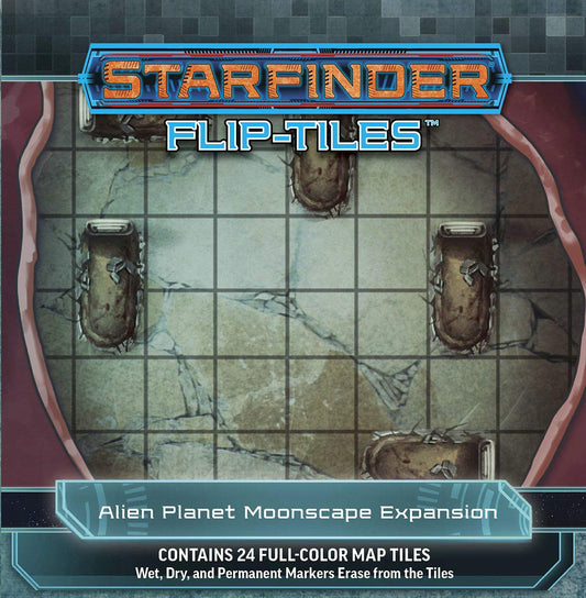 Starfinder RPG: Flip Tiles: Alien Planet Moonscape Expansion