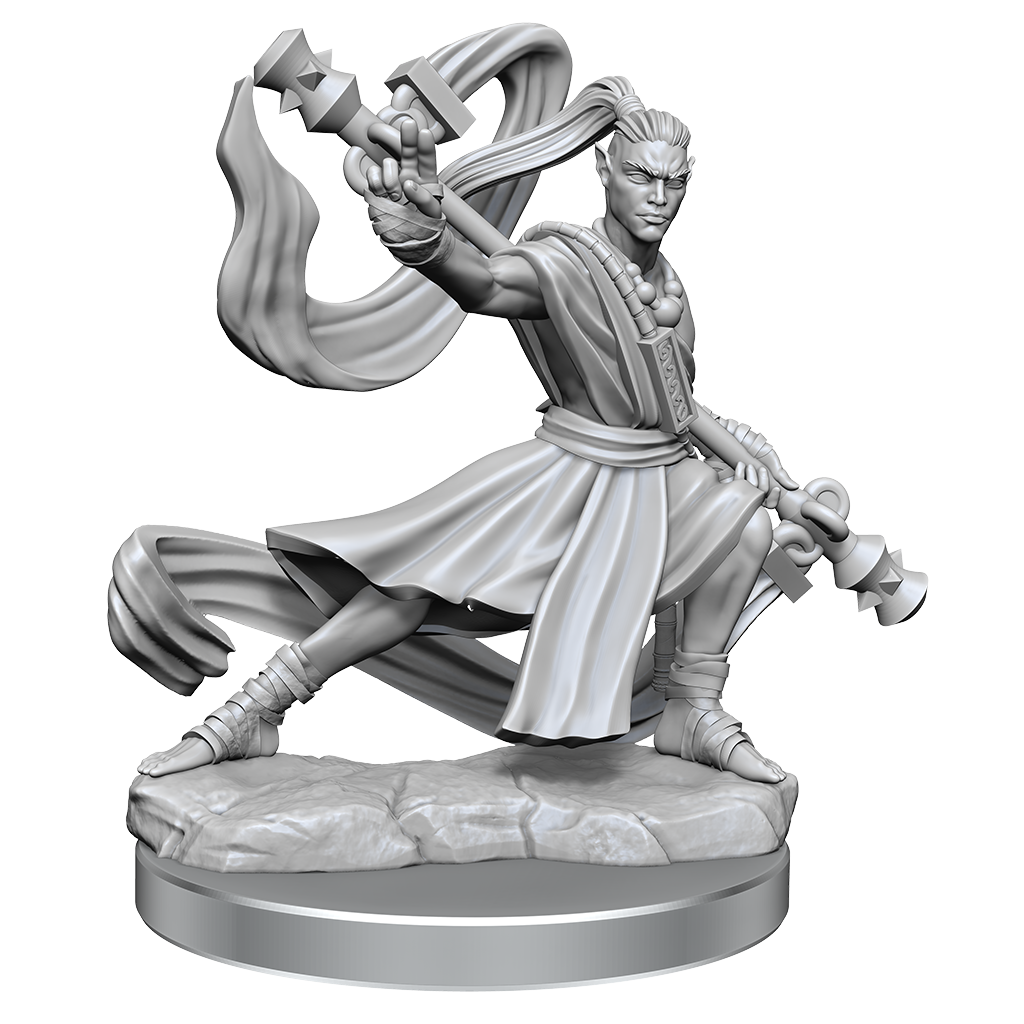 D&D Frameworks Elf Monk Male