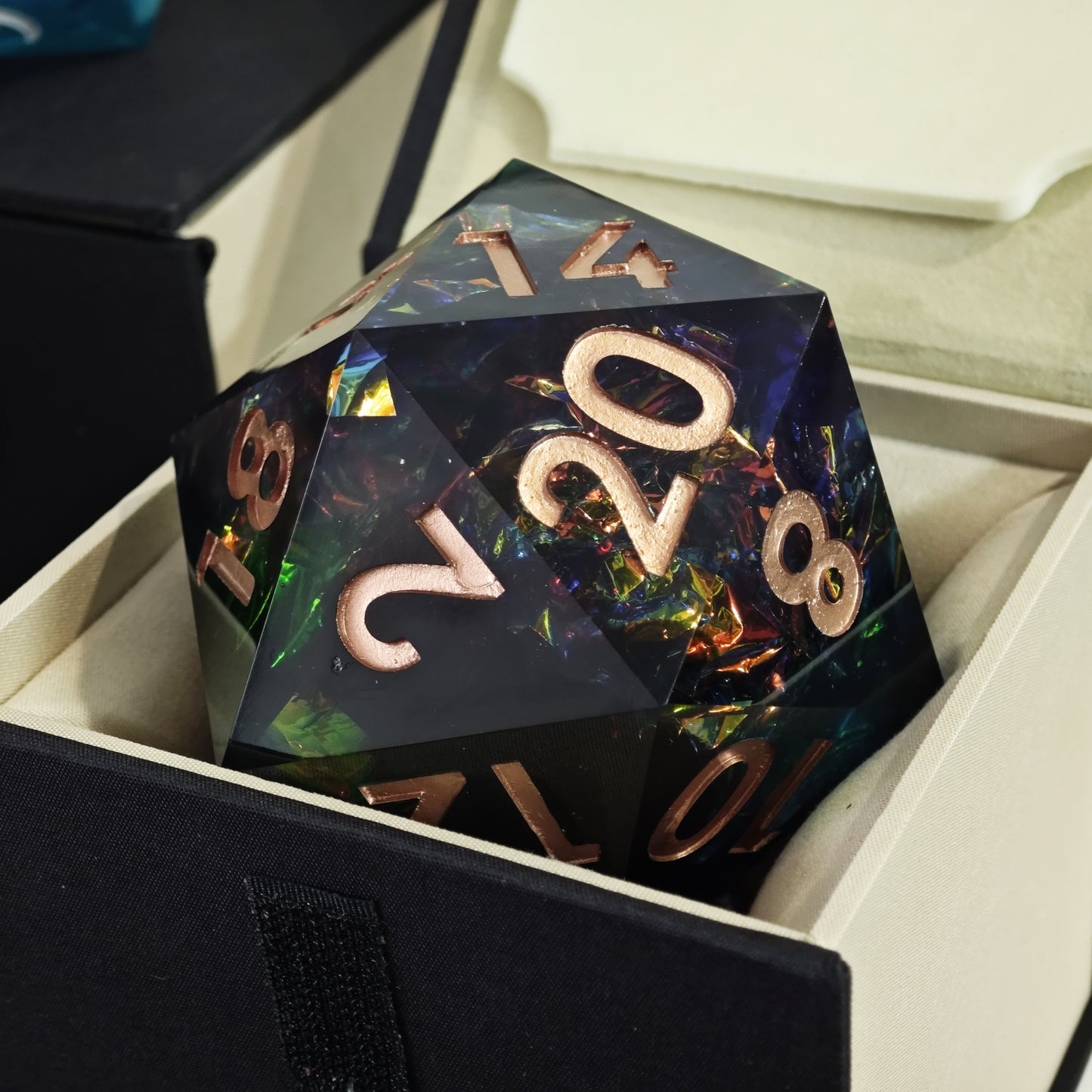 Sharp Edge Dice 80mm-D20 Foiled Universe