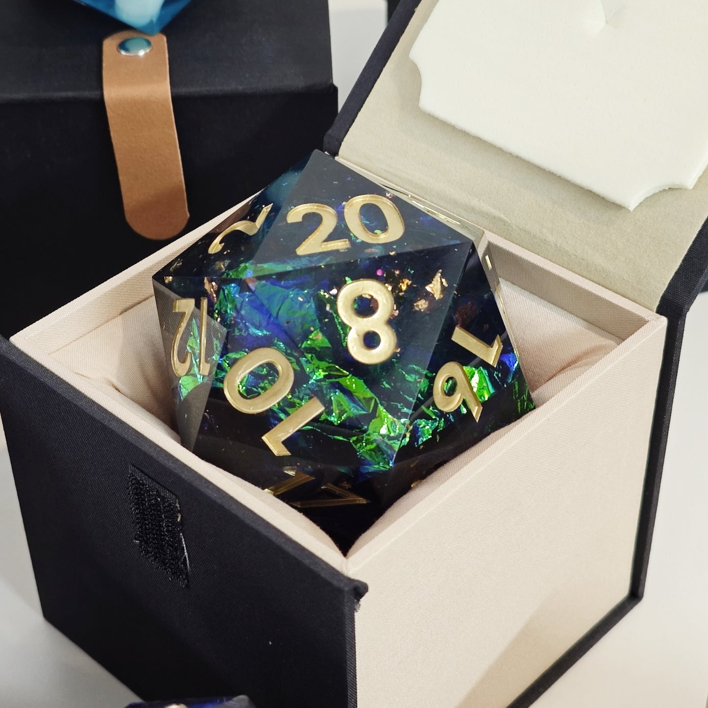 Sharp Edge Dice 80mm-D20 Foiled Universe