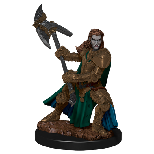 D&D Premium Painted Figures Half-Orc Fighter Female