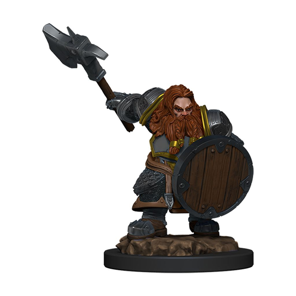 D&D Premium Painted Figures Dwarf Fighter Male