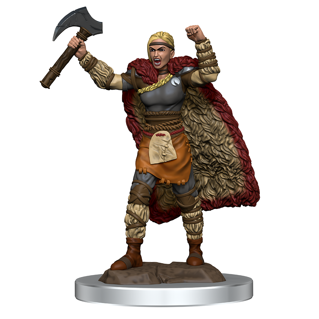 D&D Premium Painted Figures Human Barbarian Female