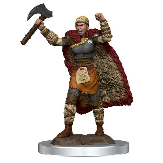 D&D Premium Painted Figures Human Barbarian Female