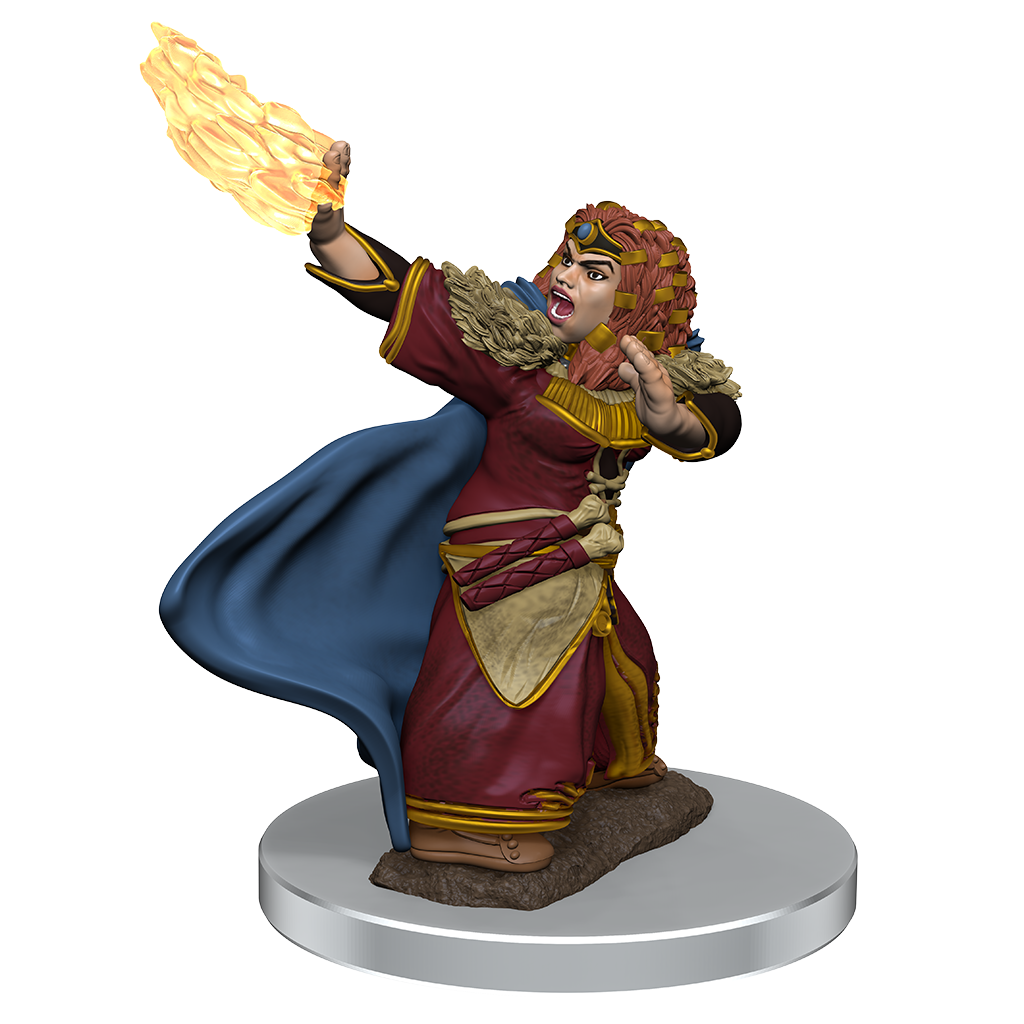 D&D Premium Painted Figures Dwarf Wizard Female