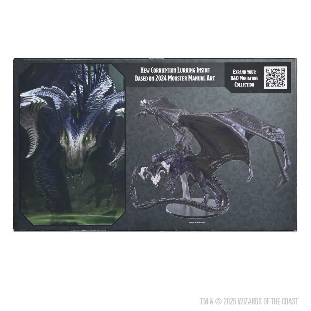 D&D 2024 - Icons of the Realms: Adult Black Dragon