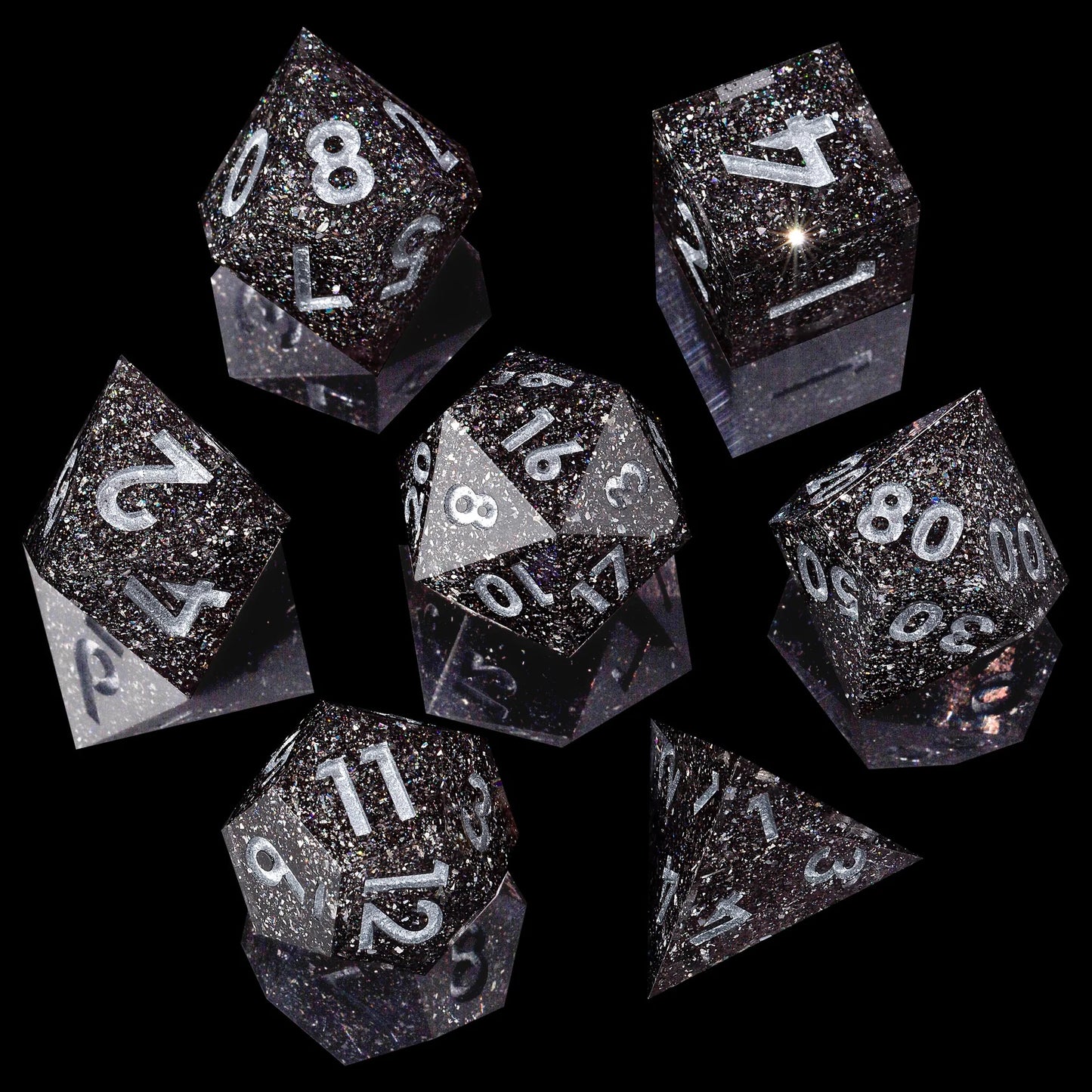 Sharp Edge Dice Black Diamond