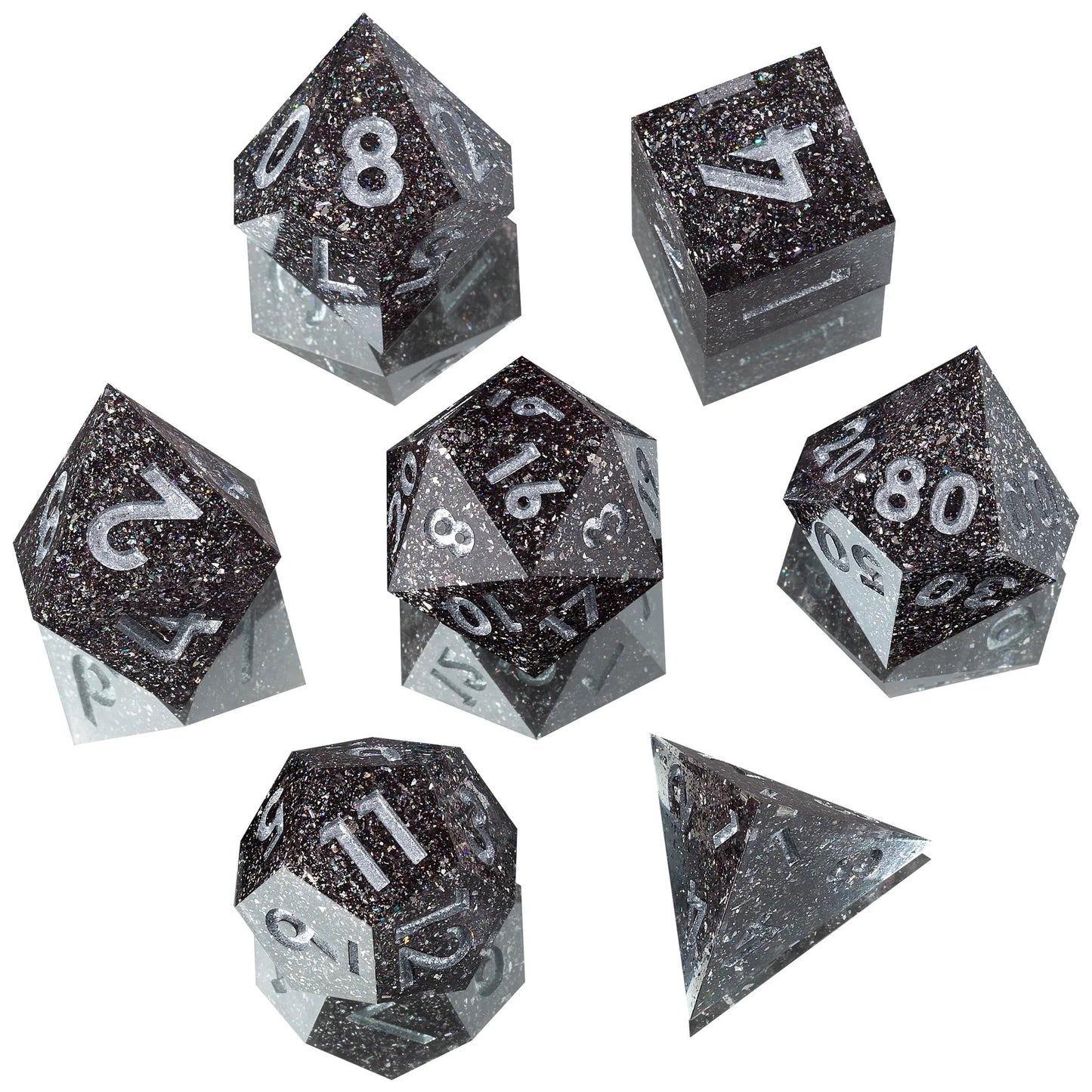 Sharp Edge Dice Black Diamond