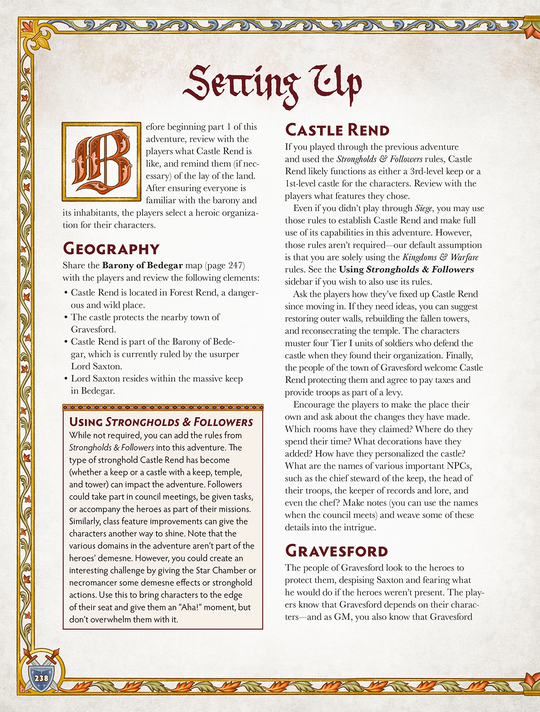 Kingdoms & Warfare - Hardcover & PDF + GM Screen + Deck