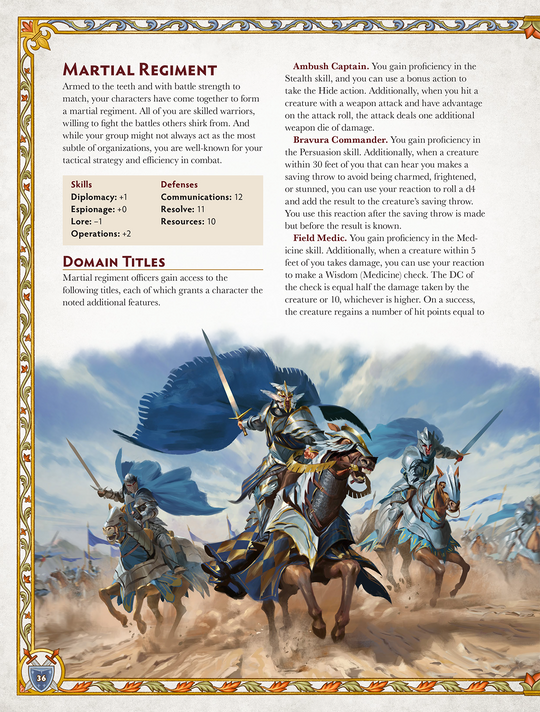 Kingdoms & Warfare - Hardcover & PDF + GM Screen + Deck