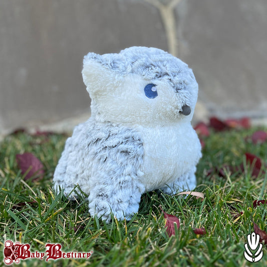 Owlbear Plush / Standalone / Snowy