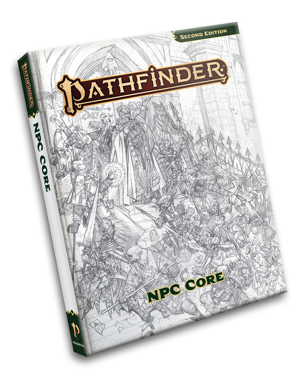 Pathfinder RPG NPC Core Sketch Cover (P2)