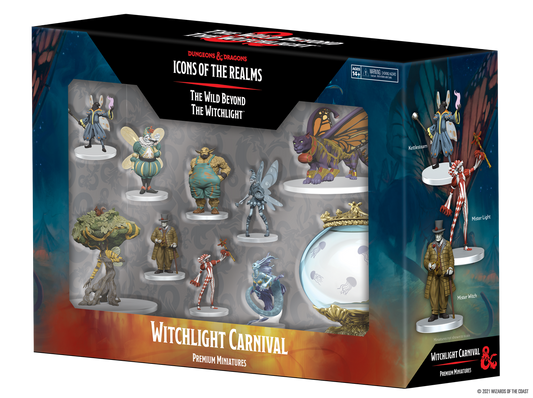 D&D Icons of the Realms Miniatures The Wild Beyond the Witchlight - Witchlight Carnival Premium Set