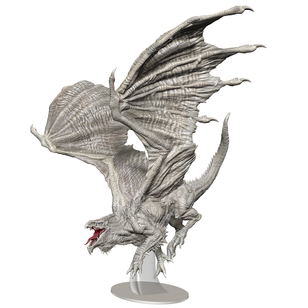 D&D Icons of the Realms Miniatures White Adult Dragon Premium Figure