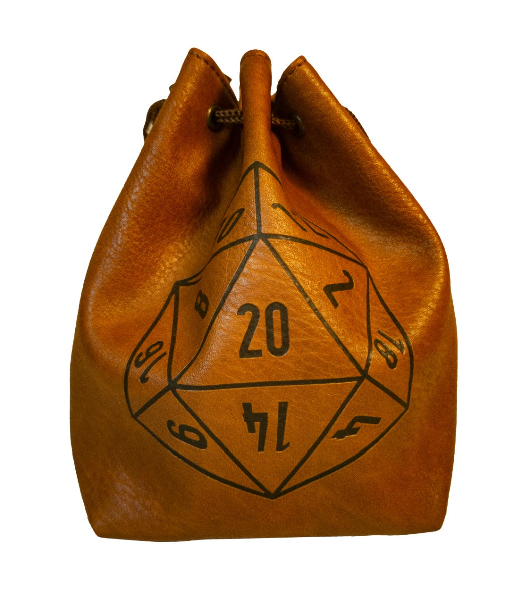 Dice Bag - Large Brown