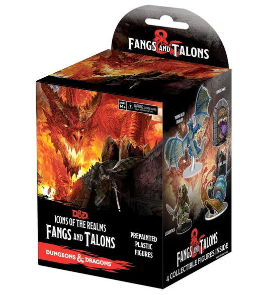 D&D Icons of the Realms Fangs and Talons 8 Ct Booster Brick