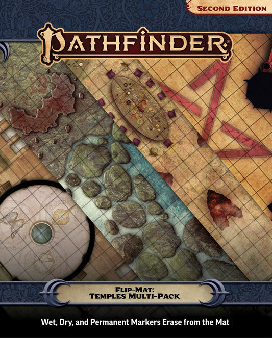 Pathfinder Accessories: Flip Mat: Temples Multi Pack