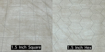 Chessex Reversible Megamat 1½" Squares & 1½" Hexes