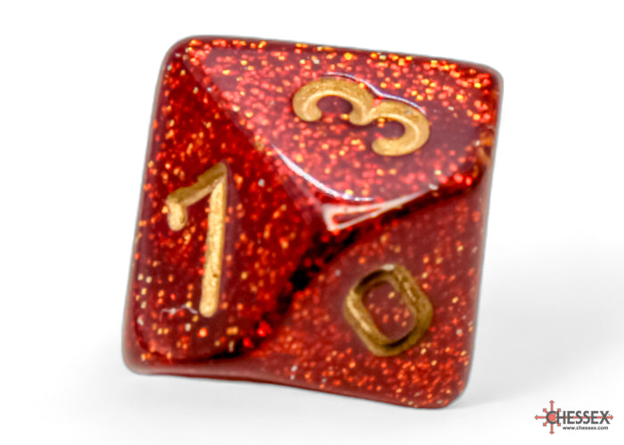 Glitter Ruby/Gold 7-Die Set