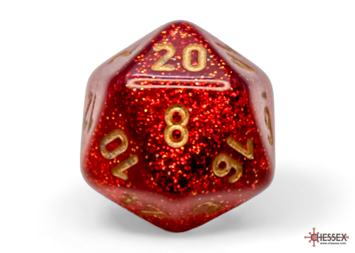 Glitter Ruby/Gold 7-Die Set