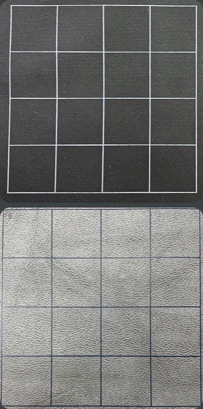 Megamat 1" Reversible Black-Grey Squares