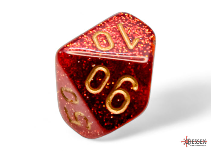 Glitter Ruby/Gold 7-Die Set