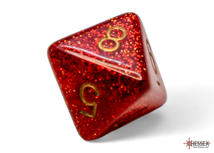 Glitter Ruby/Gold 7-Die Set