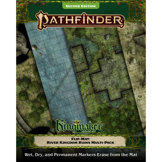 Pathfinder Second Edition: Flip-Mat: Kingmaker Adventure Path River Kingdoms Ruins Multi-Pack