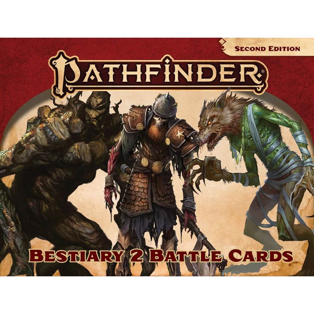 Pathfinder Second Edition: Bestiary 2 Battle Cards