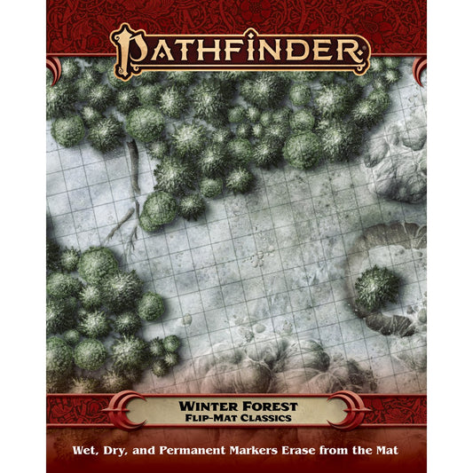 Pathfinder Accessories: Flip Mat: Winter Forest