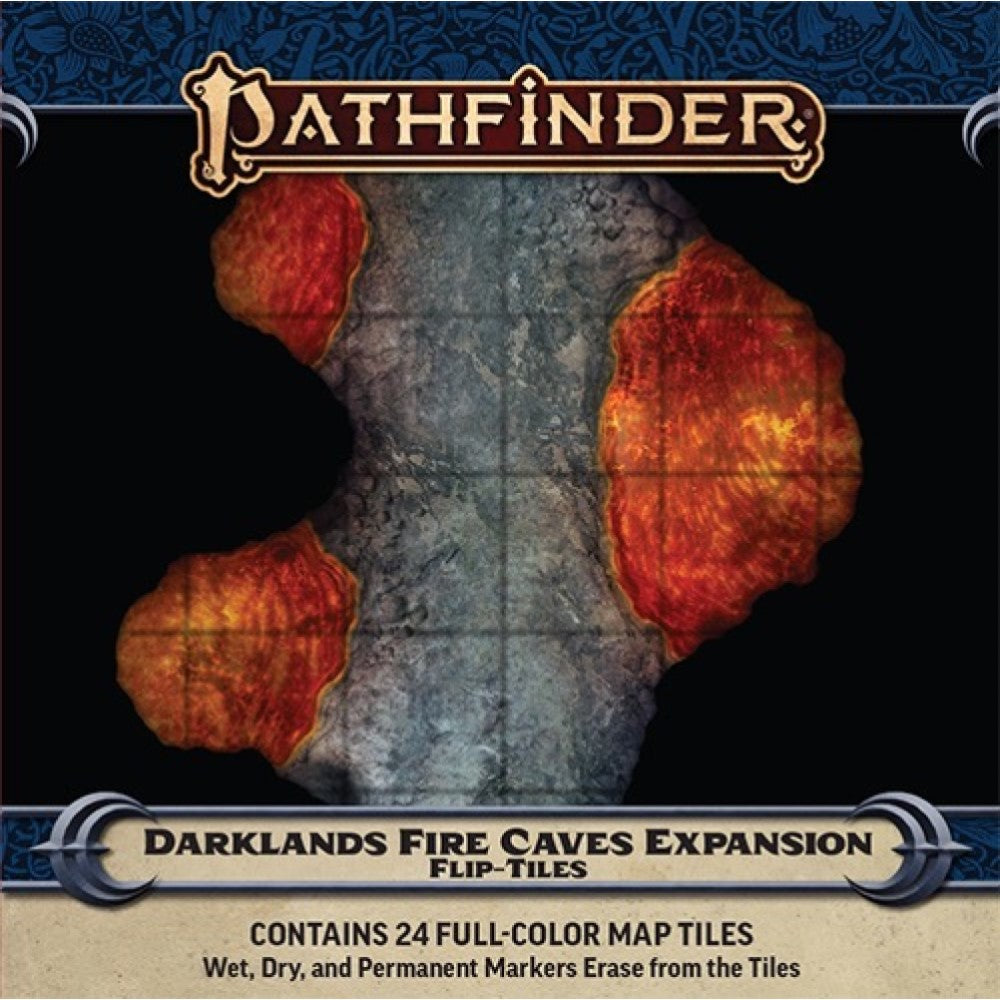 Pathfinder Accessories: Flip Tiles Darklands Fire Caves