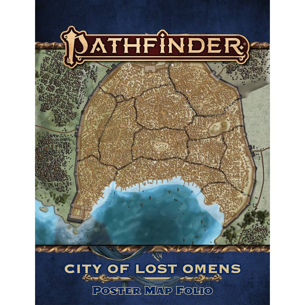 Pathfinder Second Edition: City of Lost Omens Poster Map Folio