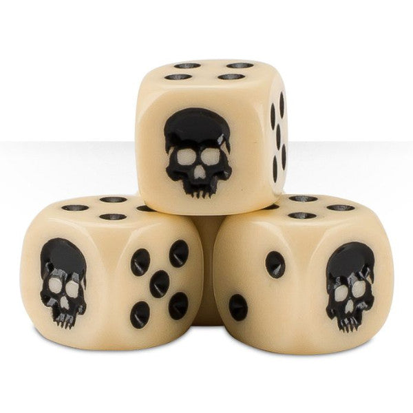 Warhammer Dice Cube Bone