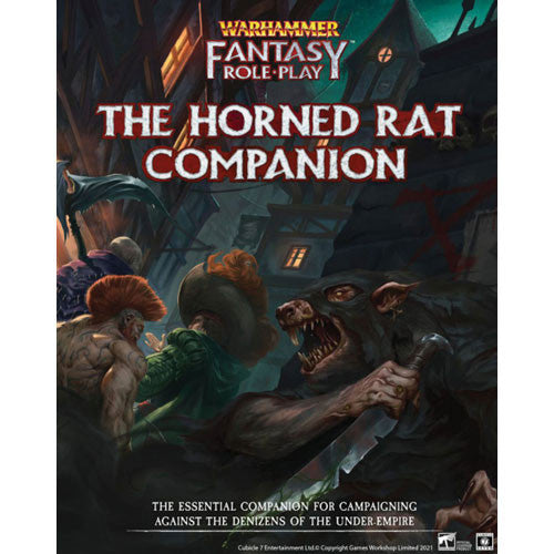 Warhammer Fantasy Roleplay Horned Rat Companion Enemy Within Volume 4